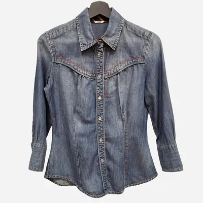 Camicia Guesse, tg S, color blu