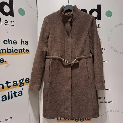 Cappottino donna Cerruti 1881, taglia 46, colore marrone chiaro