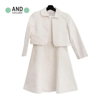 Completo da Bimba con  abito smanicato e giacchina. Marca Isap