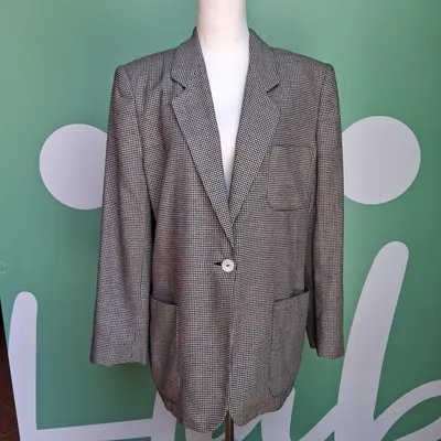 Blazer Les Copanins, tg 44, fantasia pied de poule