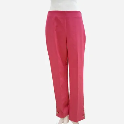 Pantaloni classici Rinascimento, tg M, color rosa