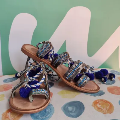 Sandali Gios Eppo " Have a nice day ", nr 39, color blu