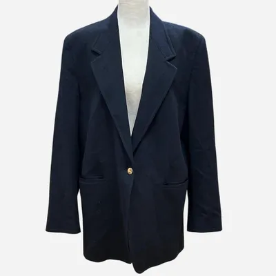 Blazer blu notte, marca Burberry, taglia 46