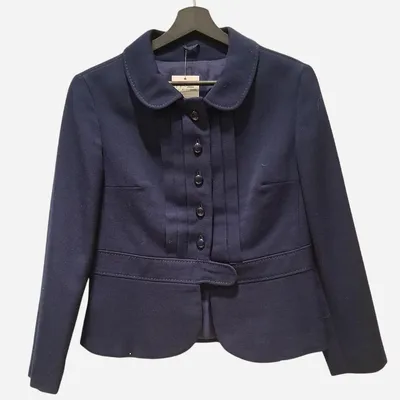 Blazer donna, taglia 44, colore Blu navy