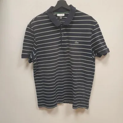 Polo Lacoste, taglia XL, colore blu navy