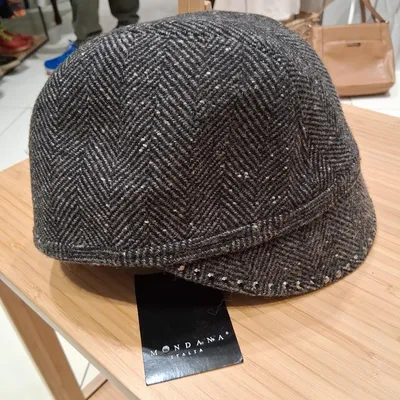 Cappellino donna Mondana, taglia 58, colore grigio antracite melange