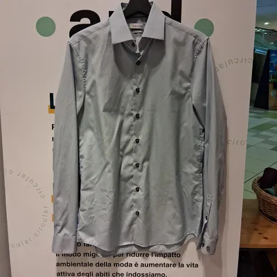 Camicia Calvin Klein, taglia S, colore azzurro