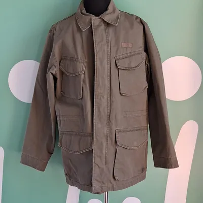 Giaccone Timberland, taglia L, colore verde militare