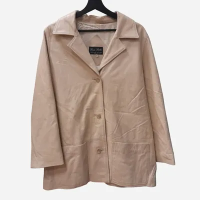 Blazer da donna in Vera Pelle con lavorazione artigianale