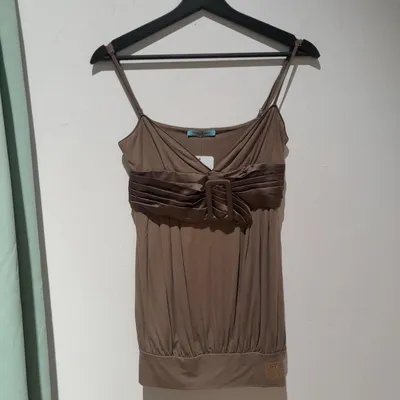 Canotta Guess By Marciano, tg S, color marrone chiaro