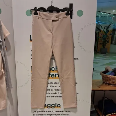 Pantaloni Rinascimento,  taglia XS, colore rosa cipria
