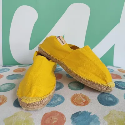 Mocassini Espadrilles da donna, color giallo, nr 39