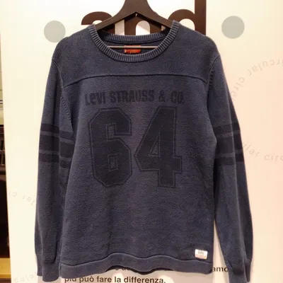 Maglione Levis uomo, taglia L, colore blu scuro
