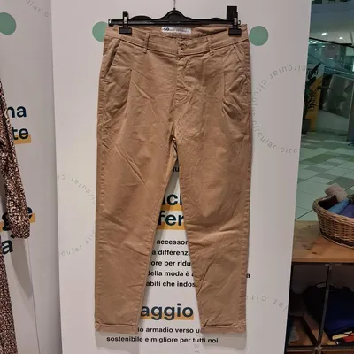 Pantaloni Stilosophy, taglia 50, colore marrone chiaro