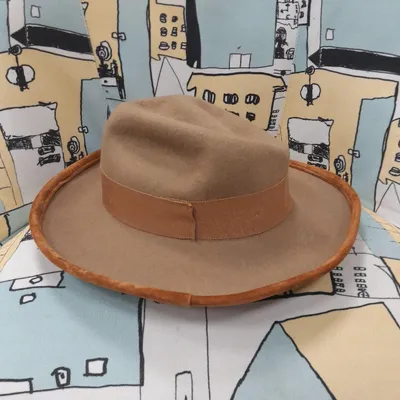 Cappello fedora, vintage, in feltro di lana, morbido e caldo, ideale per le stagioni più fredde