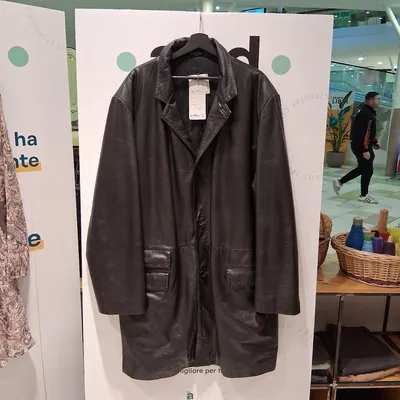 Cappotto uomo Combipel, taglia 58, colore nero
