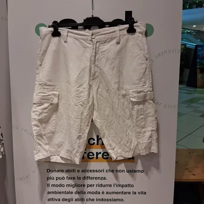 Pantaloni Rifle Jeans, taglia L, colore bianco