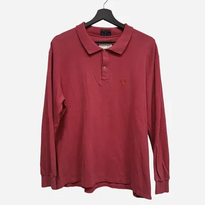 Camicia fucsia a maniche lunghe, marca Fred Perry e taglia L