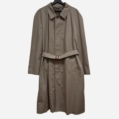 Trench Salco - in the rain- color beige, tg non indicata, vestibilità una L, chiusura con bottoni a scomparsa colore fum