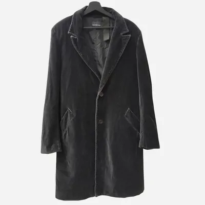 Cappotto in velluto liscio da uomo. Marca Calvin Klein Jeans
