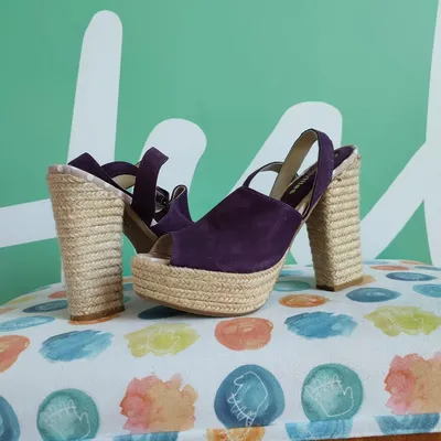 Sandali Espadrilles nuovi, con scatola, rimanenza di magazzino