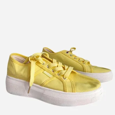 Scarpe da tennis Romeo Gigli, tg 39, colore Giallo limone
