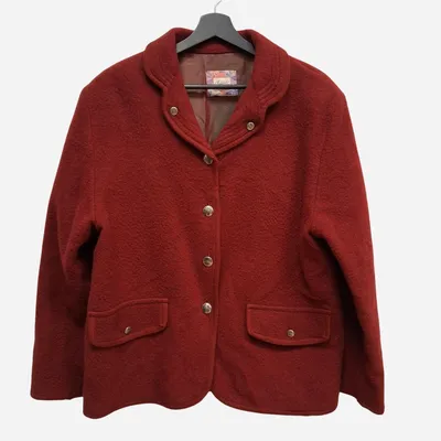 Giacca Accordo Couture, tg L, color rosso mattone