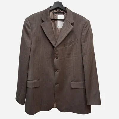 Blazer Gianfranco Ferre, tg L, color grigio tortora