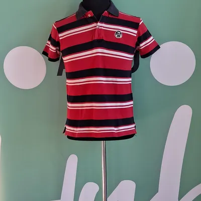 Polo North Sail, taglia S, colori rosso, blu, bianco