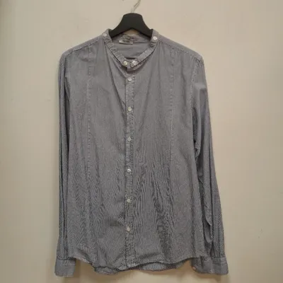 Camicia Imperial, tg M, color azzurro e righe verticali blu