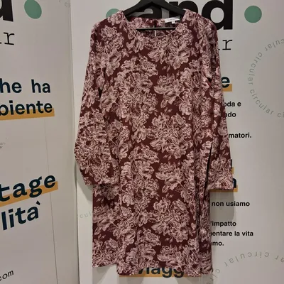 Abito Combipel,  taglia q44, colore Bordeaux