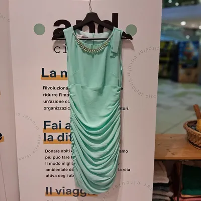 Abito Rinascimento, taglia XS, colore azzurro