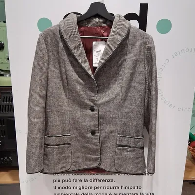 Blazer donna, taglia M, colore grigio