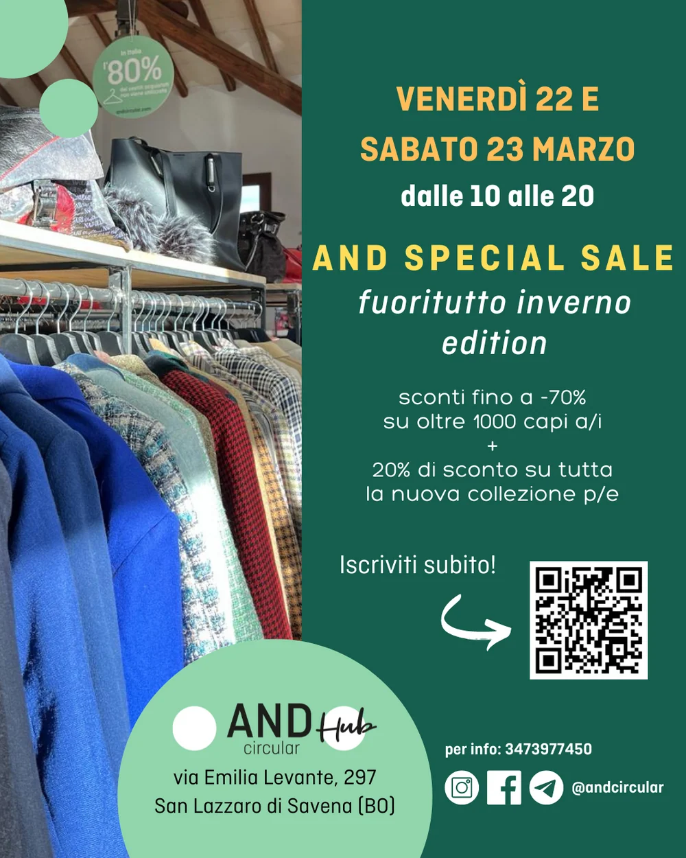AND SPECIAL SALE